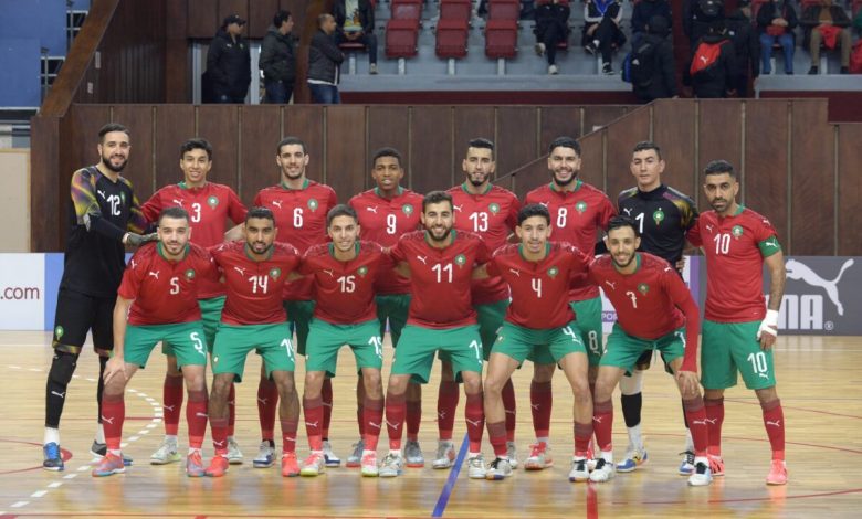 مباراة ودية..المنتخب المغربي لكرة القدم داخل القاعة يجدد فوزه على نظيره الإستوني (10-0)